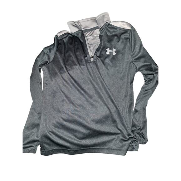 Under Armour Boys Youth Small Heatgear Long Sleeved Shirt - Picture 1 of 3